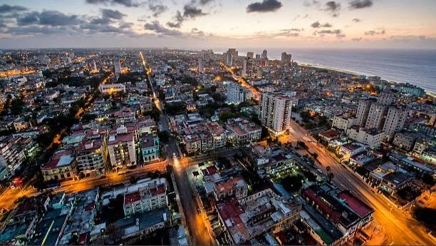 El Vedado en vista aérea.