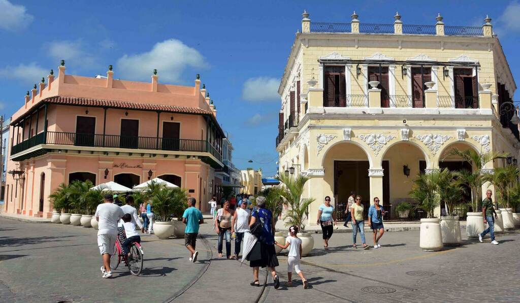 Plaza en Camagüey.