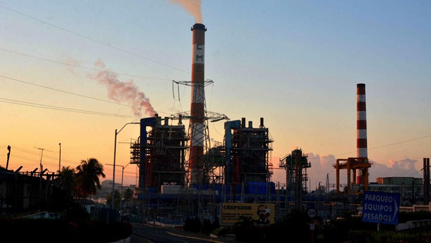 Termoeléctrica Carlos Manuel de Céspedes, de Cienfuegos.