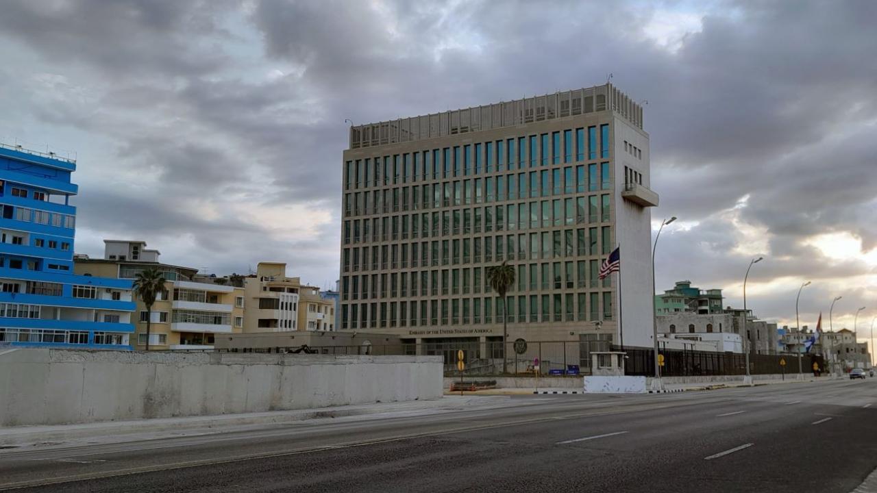 Embajada de EEUU en La Habana.