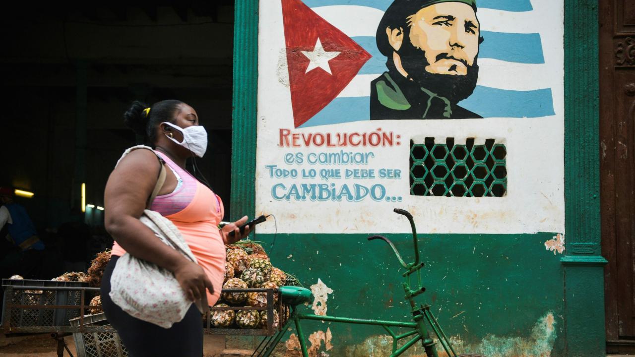 Una calle en La Habana. 