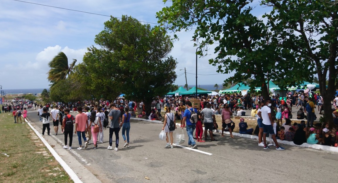 Feria Internacional del Libro de La Habana en La Cabaña.