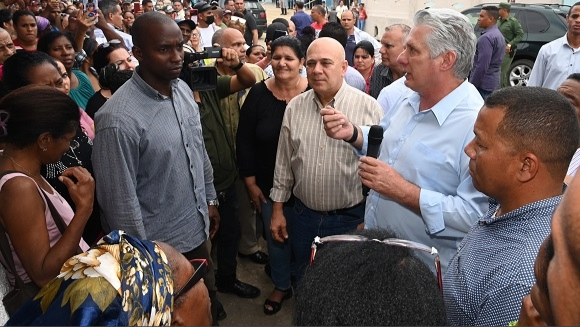 Miguel Díaz-Canel en Artemisa.