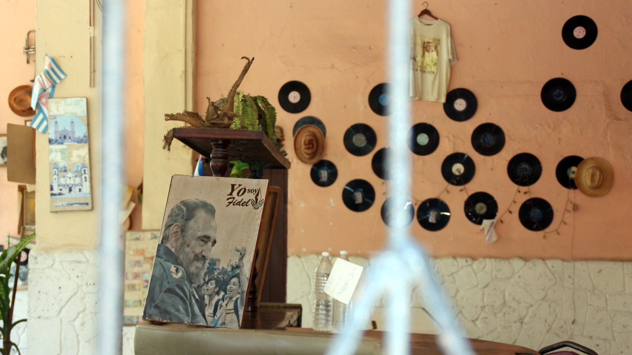 Una cafetería en La Habana.