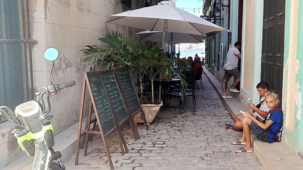 Un restaurante privado en La Habana.