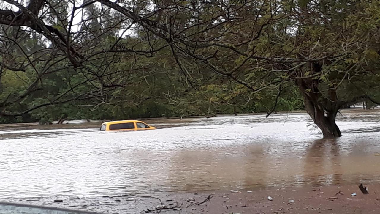 Inundaciones en La Habana del Este el miércoles.