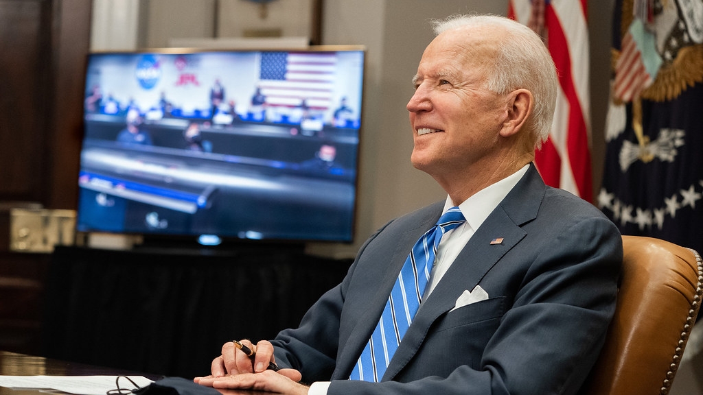 El presidente de EEUU, Joe Biden, en la Casa Blanca.