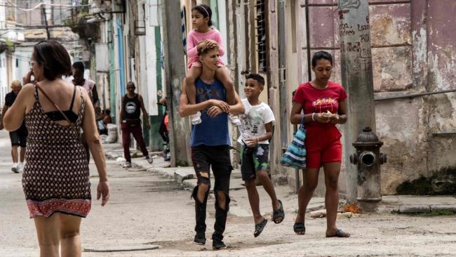 Una calle en Cuba.