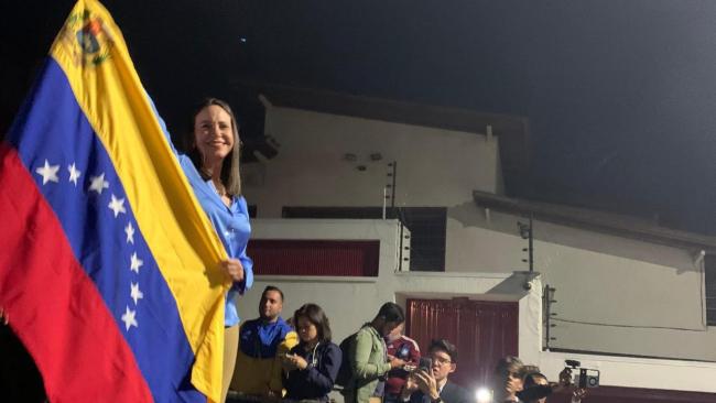 La líder opositora venezolana María Corina Machado.