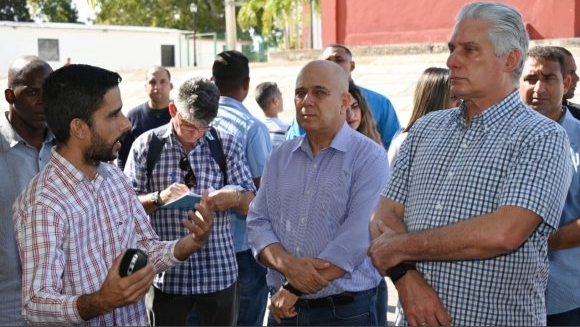 Miguel Díaz-Canel en Pinar del Río.