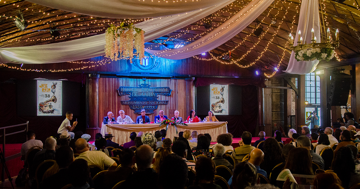 Conferencia de prensa del Festival Jazz Plaza 2023, La Habana.