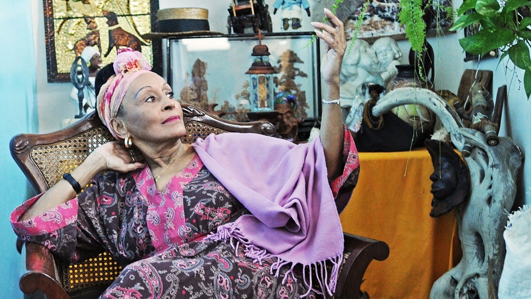 La cantante cubana Omara Portuondo.