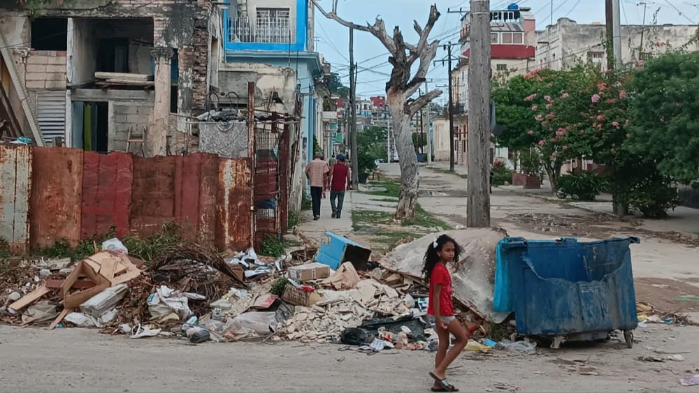 Una calle en Cuba.