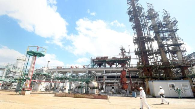 Instalaciones de la Refinería de Cienfuegos.