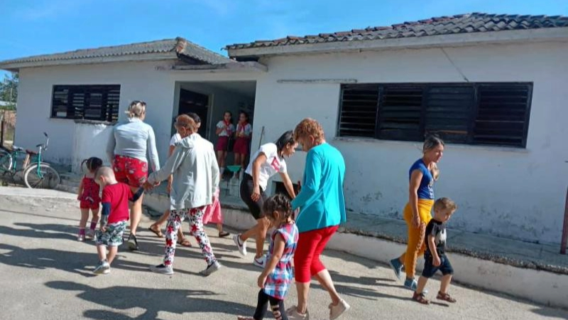 Exterior de la escuela primaria Mariana Grajales Coello.