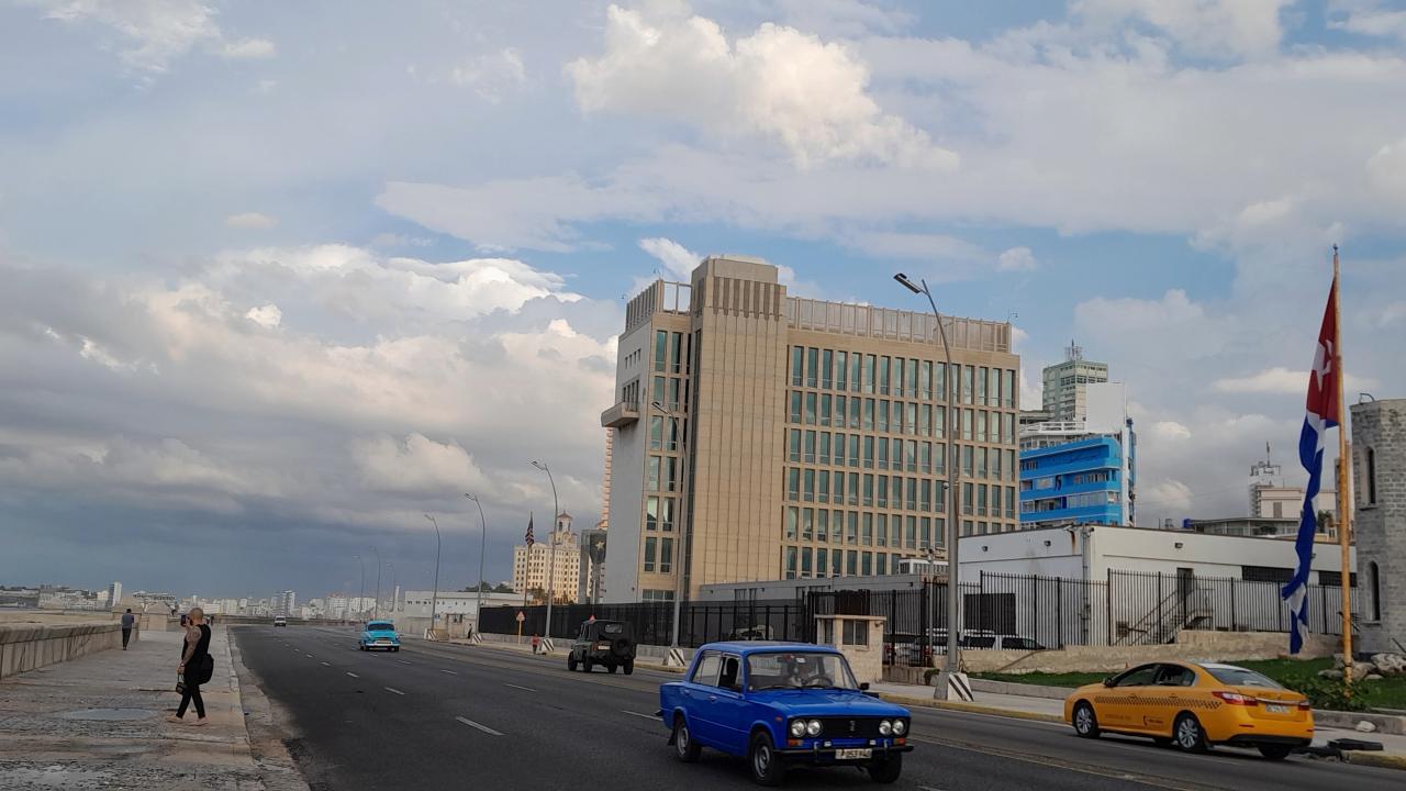 Embajada de EEUU en La Habana.