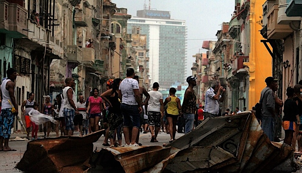 La Habana, después del paso del huracán Irma, 2017.