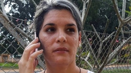 La presa política cubana Saylí Navarro.