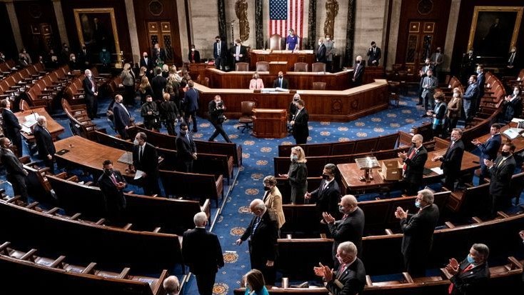 Sesión del Senado de EEUU.