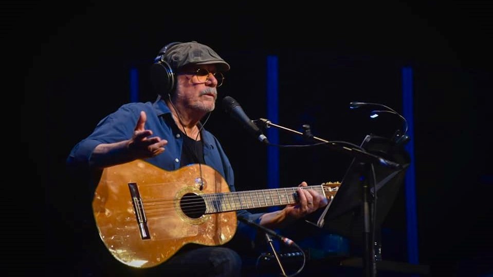 Silvio Rodríguez durante un concierto.