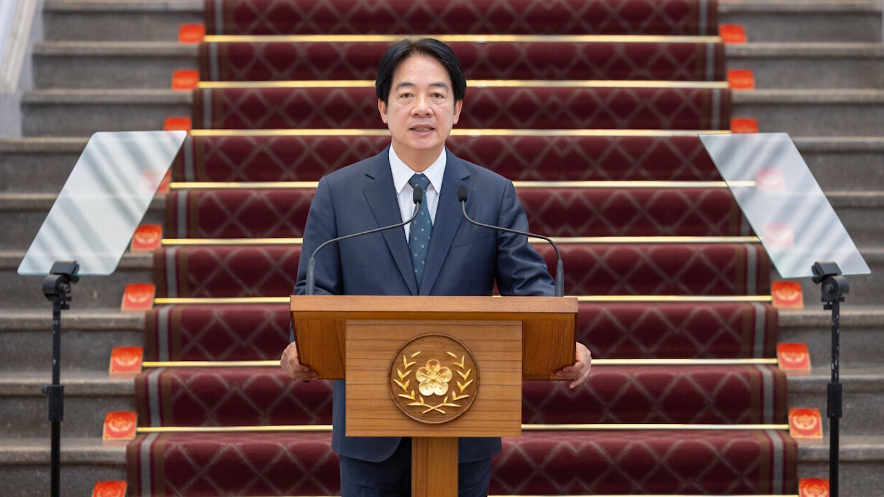 Lai Ching-te, presidente de Taiwán.