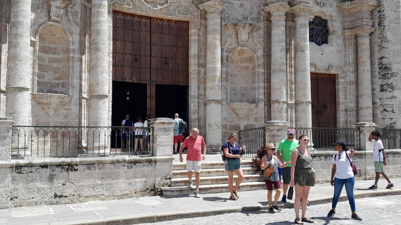 Turistas en La Habana.