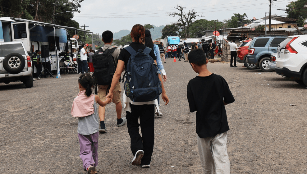 Migrantes extranjeros en Honduras.